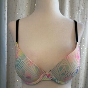 Pink by Victoria's Secret Pastel Geometric Bra